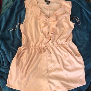 Atmosphere Ruffles Zippered Romper